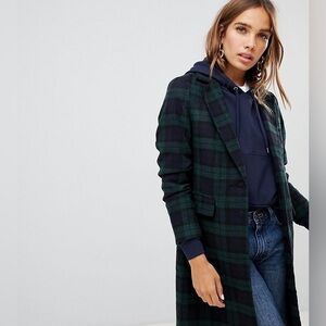 New Look Plaid Coat